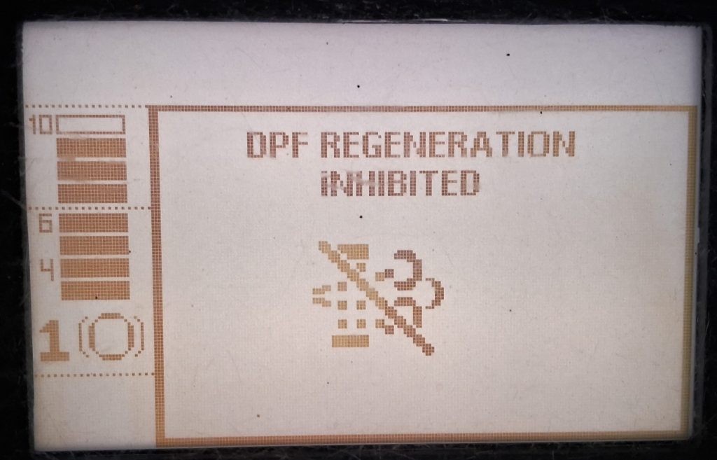 DPF Regeneration Inhibit Switch